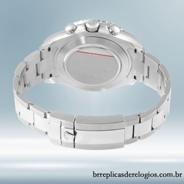 Rolex Yacht-master Ii masculino m116680-0002 44mm mostrador branco Pulseira - Image 4