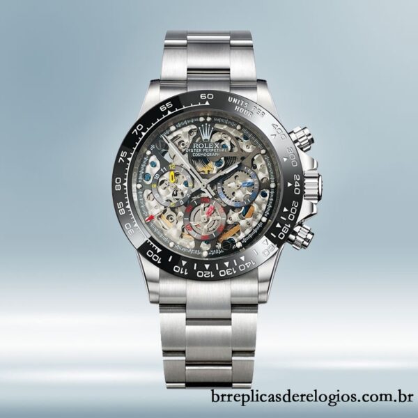 Rolex Daytona Skeleton Limited Edition masculino 40mm Tom prata Automático - Image 2